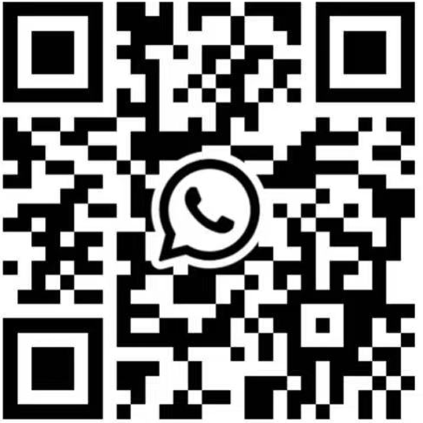 QR code for LEDA DISPLAY's WhatsApp, enabling quick customer communication.