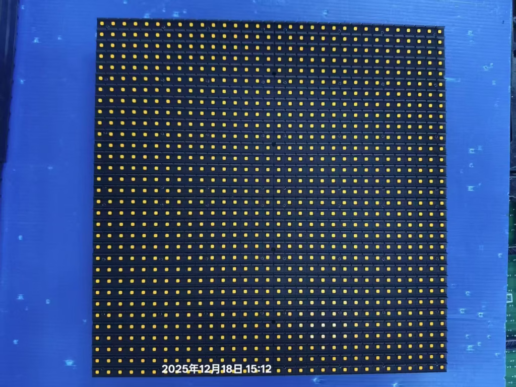 amber P10 SMD led display